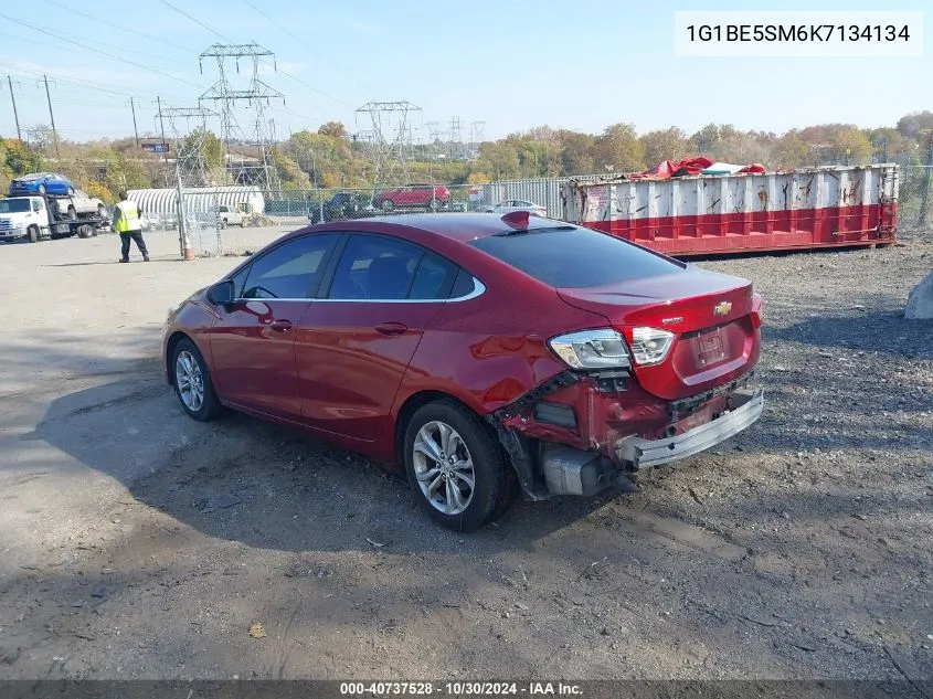 2019 Chevrolet Cruze Lt VIN: 1G1BE5SM6K7134134 Lot: 40737528