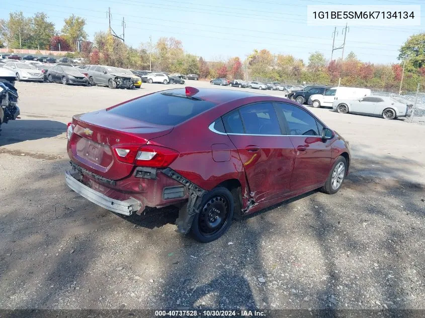 2019 Chevrolet Cruze Lt VIN: 1G1BE5SM6K7134134 Lot: 40737528