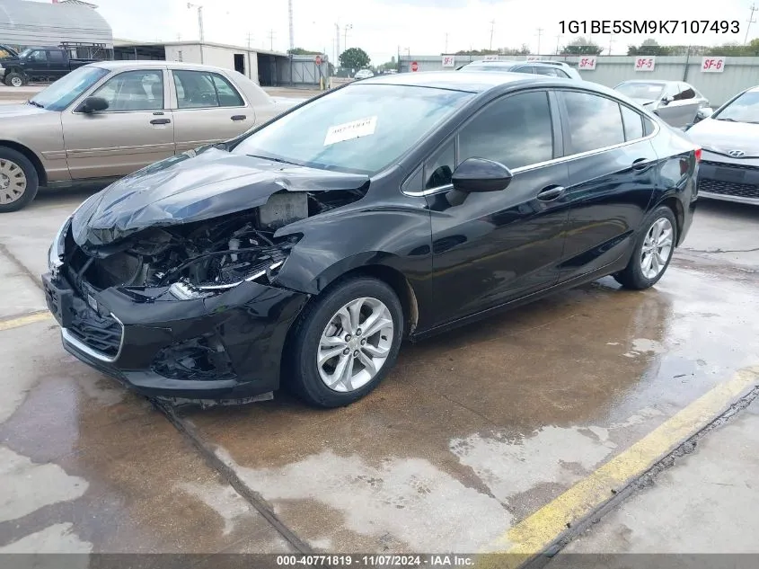 1G1BE5SM9K7107493 2019 Chevrolet Cruze Lt