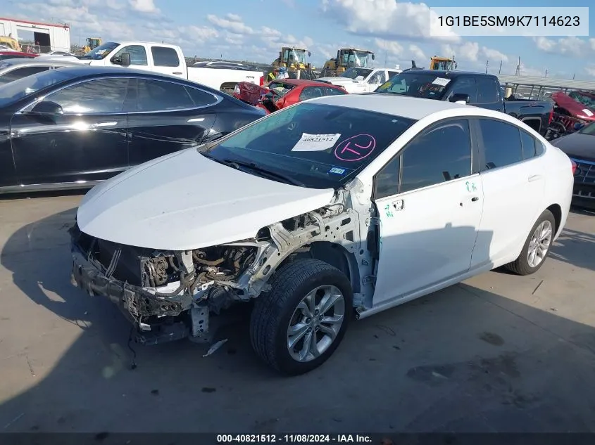 2019 Chevrolet Cruze Lt VIN: 1G1BE5SM9K7114623 Lot: 40821512