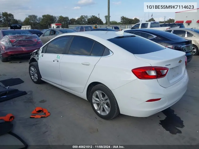 2019 Chevrolet Cruze Lt VIN: 1G1BE5SM9K7114623 Lot: 40821512