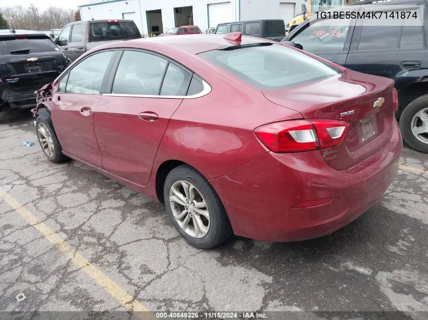 2019 Chevrolet Cruze Lt VIN: 1G1BE5SM4K7141874 Lot: 40849326