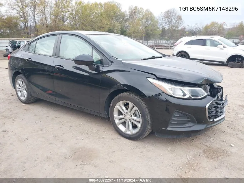 2019 Chevrolet Cruze Ls VIN: 1G1BC5SM6K7148296 Lot: 40872257