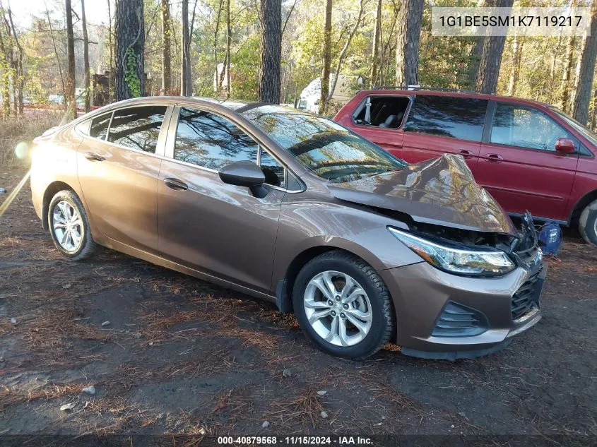 2019 Chevrolet Cruze Lt VIN: 1G1BE5SM1K7119217 Lot: 40879568