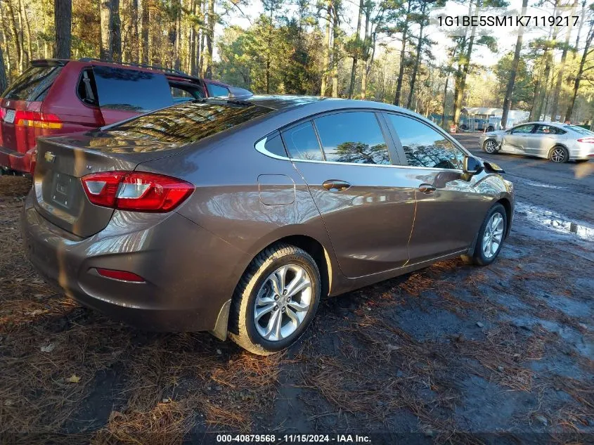 2019 Chevrolet Cruze Lt VIN: 1G1BE5SM1K7119217 Lot: 40879568