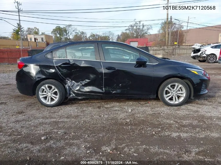 2019 Chevrolet Cruze Lt VIN: 1G1BE5SM2K7120568 Lot: 40882875