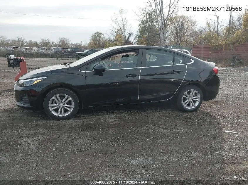 2019 Chevrolet Cruze Lt VIN: 1G1BE5SM2K7120568 Lot: 40882875