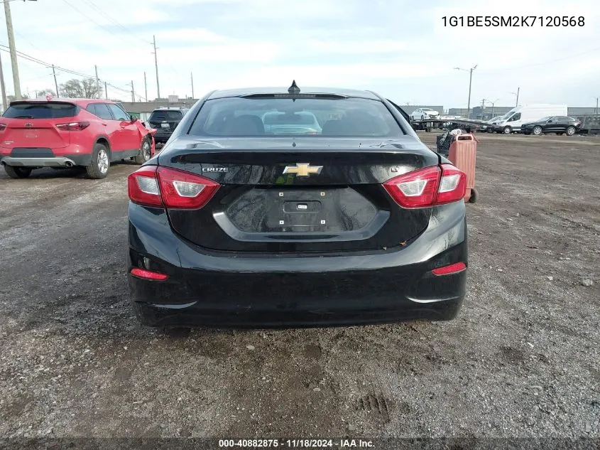 2019 Chevrolet Cruze Lt VIN: 1G1BE5SM2K7120568 Lot: 40882875