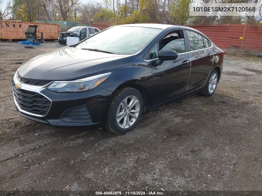 2019 Chevrolet Cruze Lt VIN: 1G1BE5SM2K7120568 Lot: 40882875