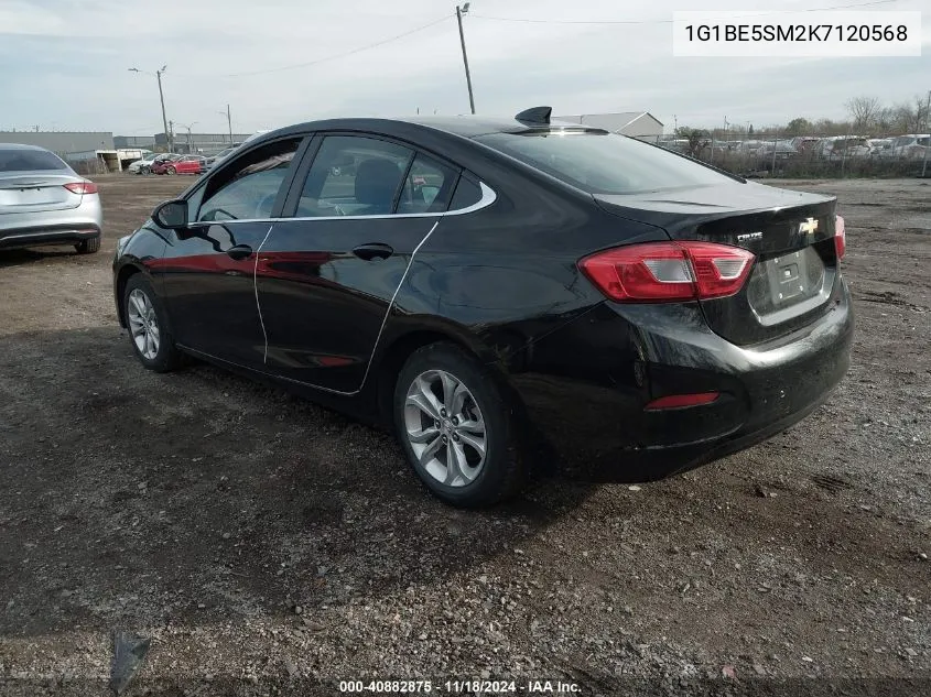 2019 Chevrolet Cruze Lt VIN: 1G1BE5SM2K7120568 Lot: 40882875