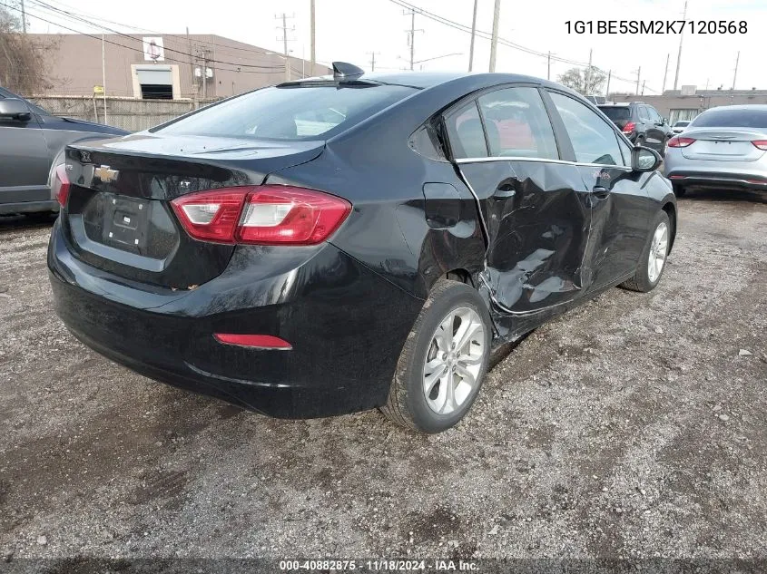 2019 Chevrolet Cruze Lt VIN: 1G1BE5SM2K7120568 Lot: 40882875