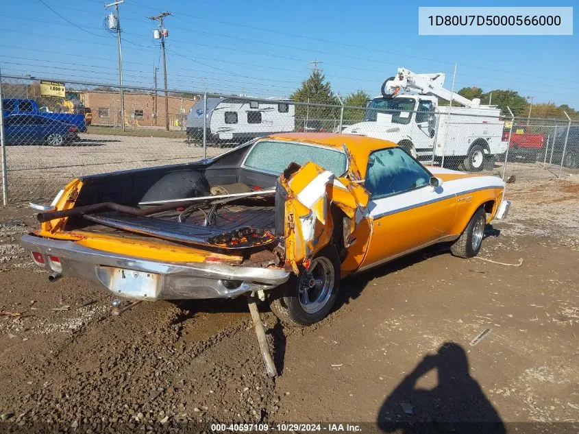 1D80U7D5000566000 1977 Chevrolet El Camino