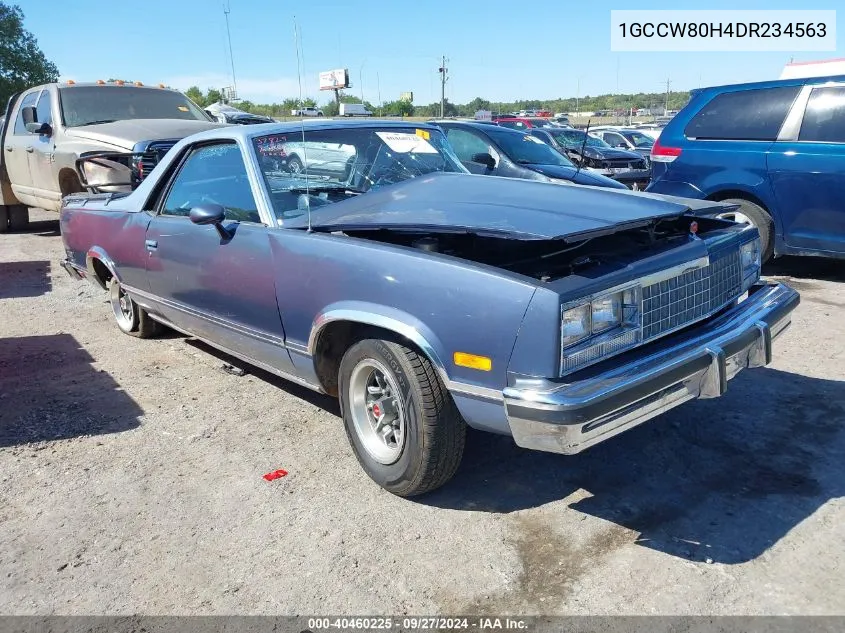 1GCCW80H4DR234563 1983 Chevrolet El Camino