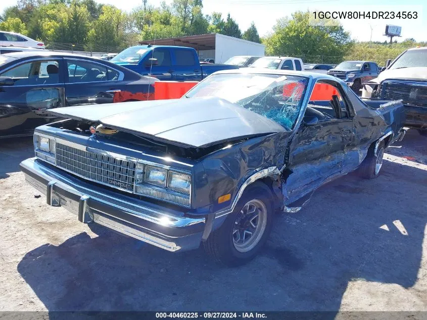 1GCCW80H4DR234563 1983 Chevrolet El Camino