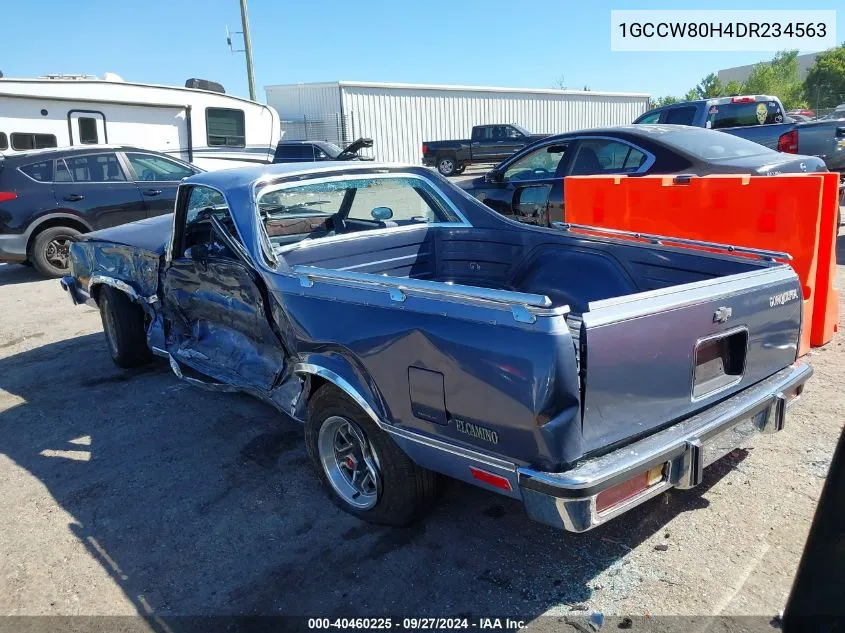 1GCCW80H4DR234563 1983 Chevrolet El Camino