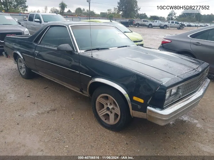 1983 Chevrolet El Camino VIN: 1GCCW80H5DR277552 Lot: 40756516