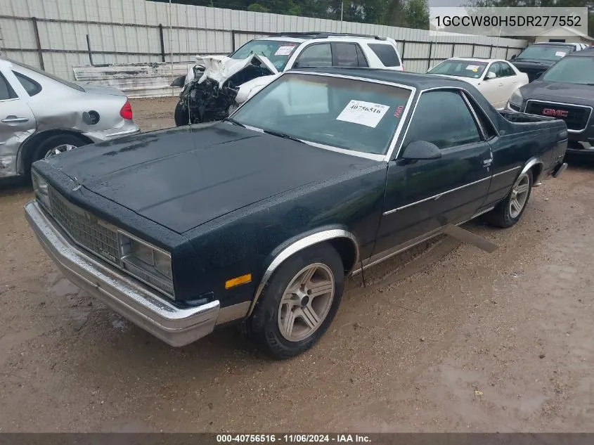 1983 Chevrolet El Camino VIN: 1GCCW80H5DR277552 Lot: 40756516