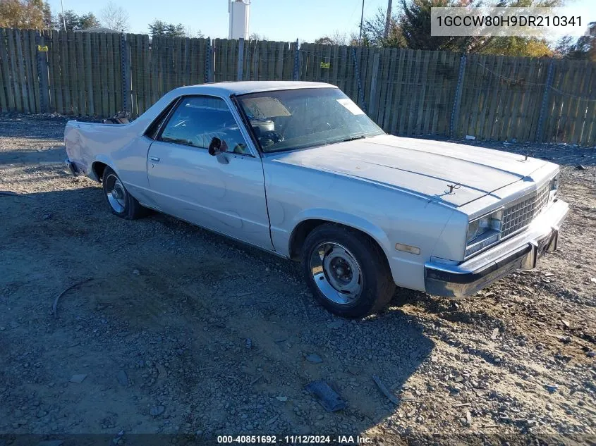 1983 Chevrolet El Camino VIN: 1GCCW80H9DR210341 Lot: 40851692