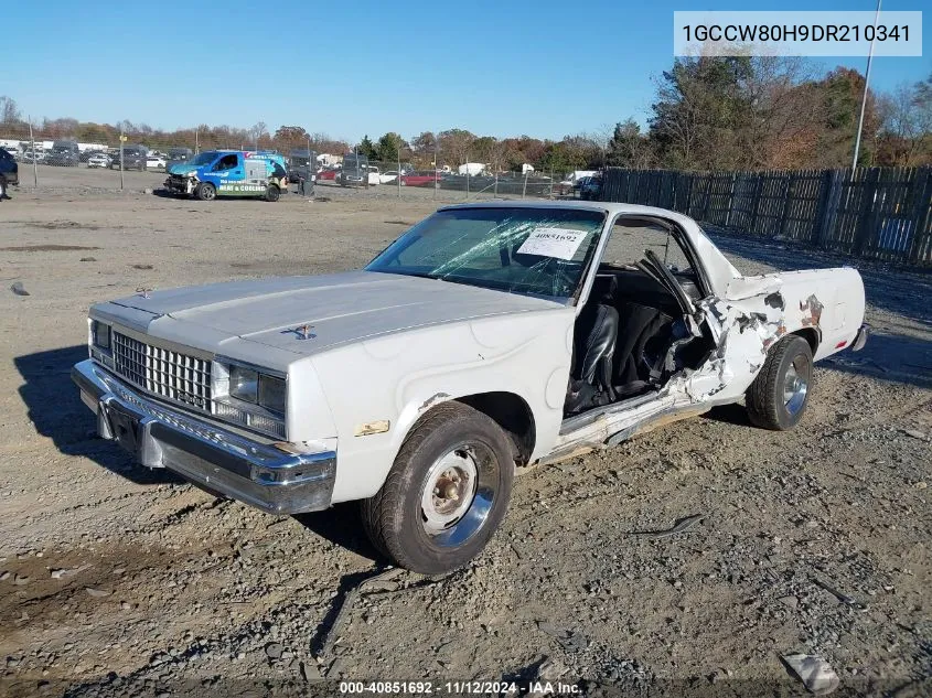 1983 Chevrolet El Camino VIN: 1GCCW80H9DR210341 Lot: 40851692