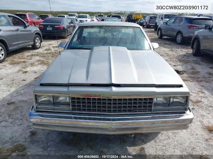 1986 Chevrolet El Camino VIN: 3GCCW80Z2GS901172 Lot: 40636652