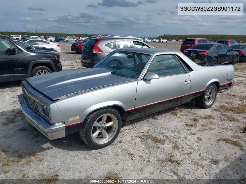 1986 Chevrolet El Camino VIN: 3GCCW80Z2GS901172 Lot: 40636652