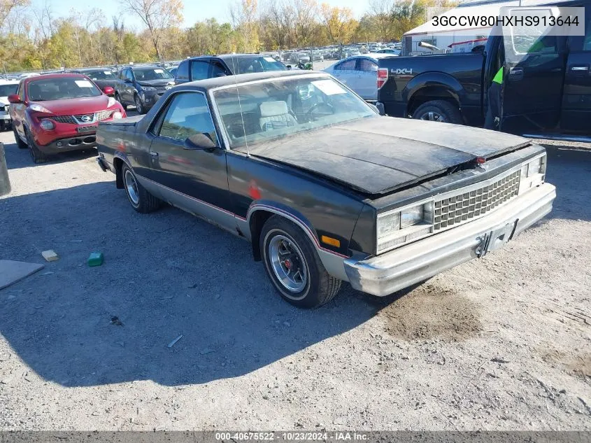 1987 Chevrolet El Camino VIN: 3GCCW80HXHS913644 Lot: 40675522