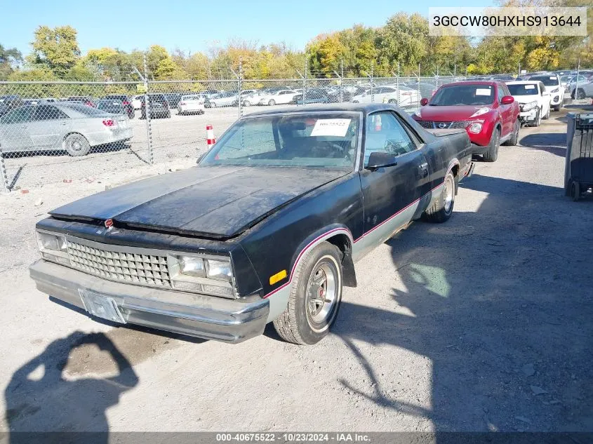 1987 Chevrolet El Camino VIN: 3GCCW80HXHS913644 Lot: 40675522