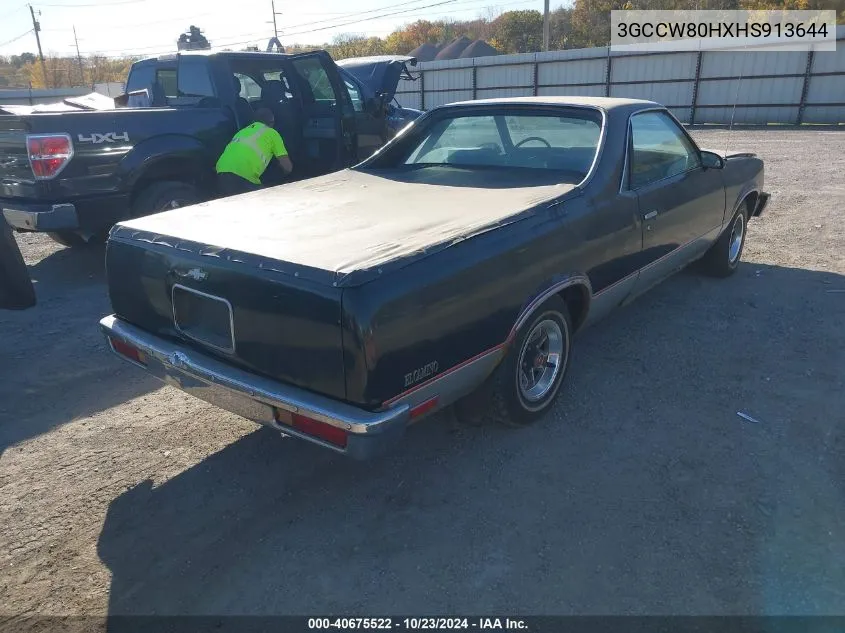 1987 Chevrolet El Camino VIN: 3GCCW80HXHS913644 Lot: 40675522