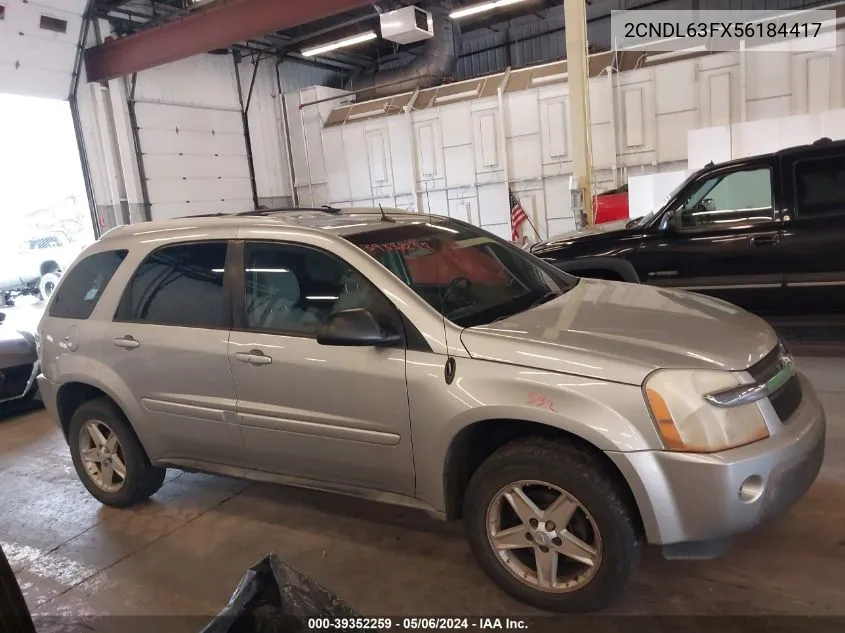 2CNDL63FX56184417 2005 Chevrolet Equinox Lt