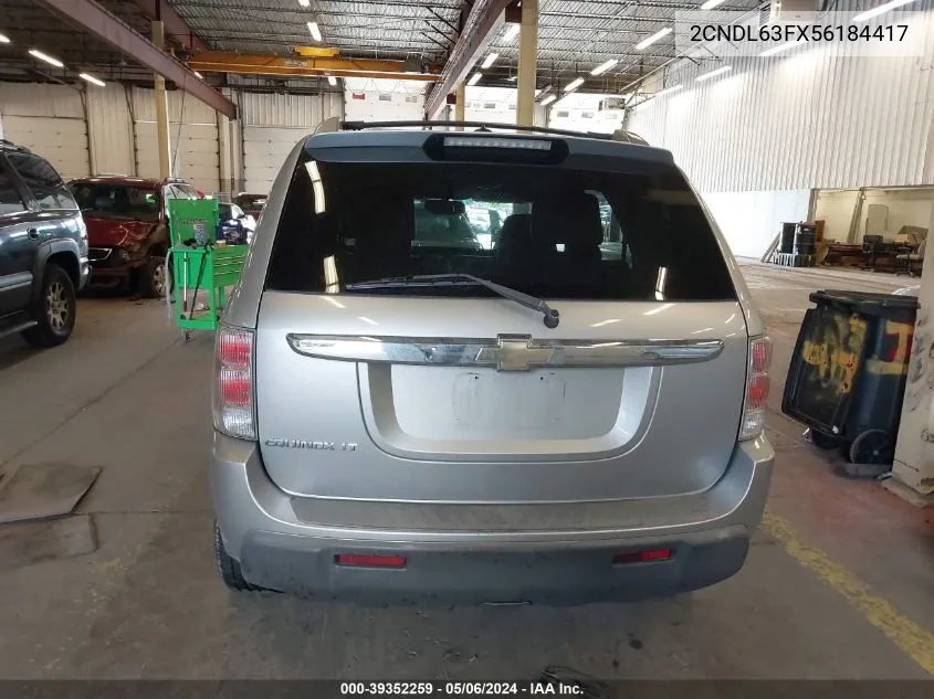 2CNDL63FX56184417 2005 Chevrolet Equinox Lt