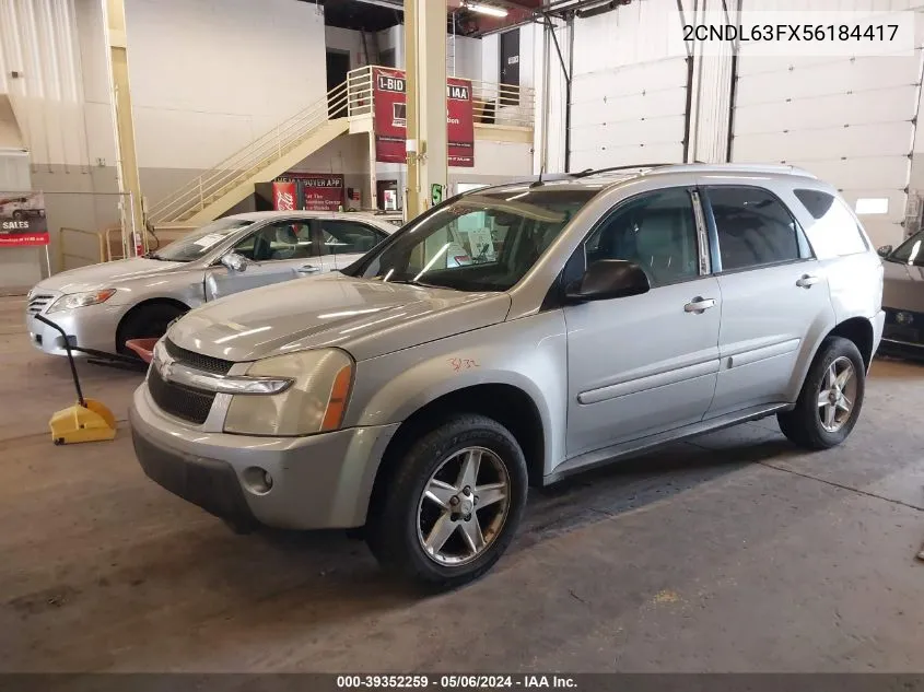 2CNDL63FX56184417 2005 Chevrolet Equinox Lt