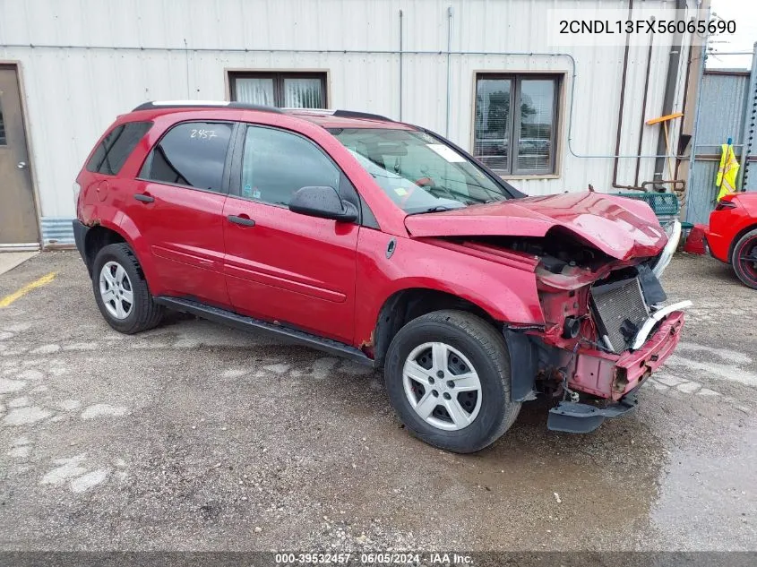 2005 Chevrolet Equinox Ls VIN: 2CNDL13FX56065690 Lot: 39532457