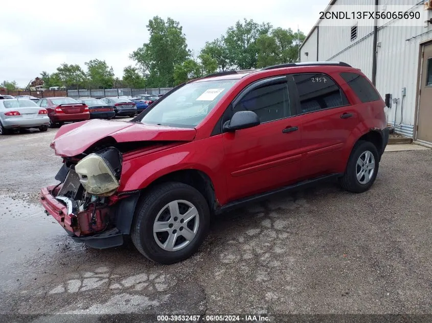 2CNDL13FX56065690 2005 Chevrolet Equinox Ls