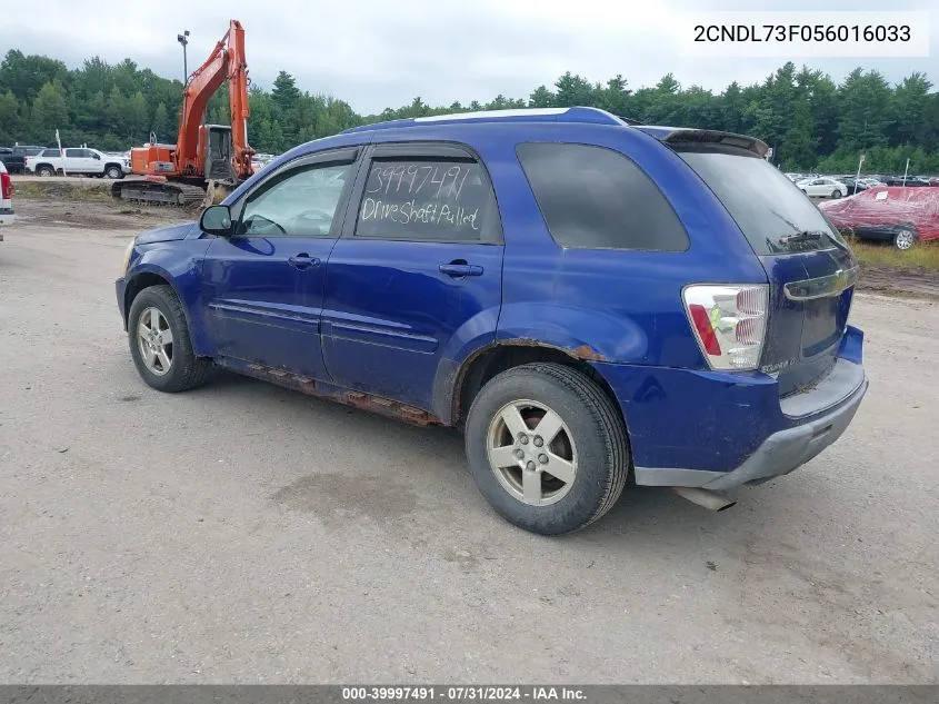 2CNDL73F056016033 2005 Chevrolet Equinox Lt