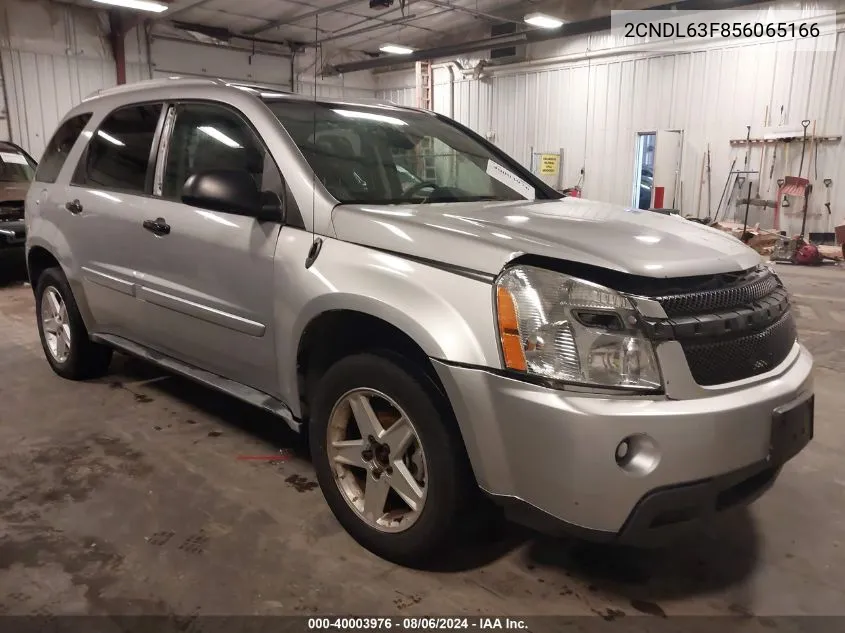 2005 Chevrolet Equinox Lt VIN: 2CNDL63F856065166 Lot: 40003976