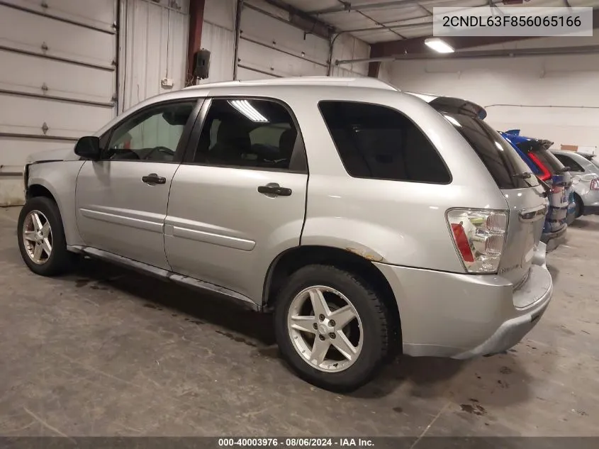 2005 Chevrolet Equinox Lt VIN: 2CNDL63F856065166 Lot: 40003976