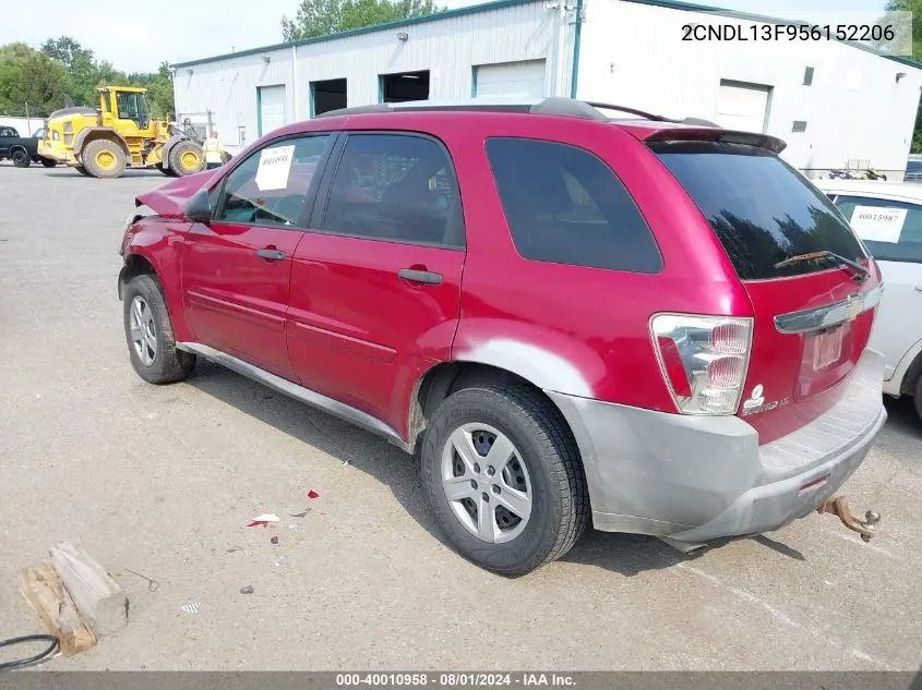 2CNDL13F956152206 2005 Chevrolet Equinox Ls