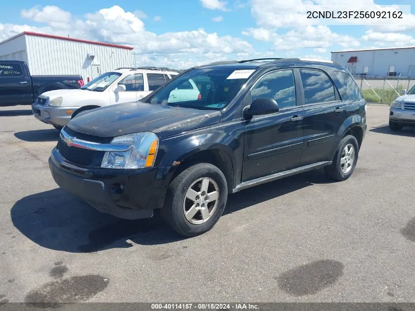 2005 Chevrolet Equinox Ls VIN: 2CNDL23F256092162 Lot: 40114157