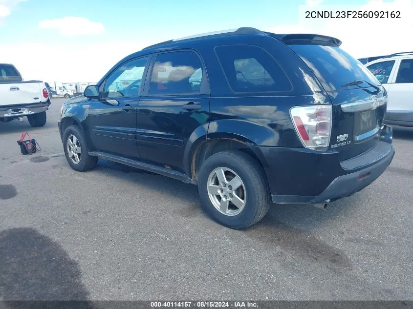 2005 Chevrolet Equinox Ls VIN: 2CNDL23F256092162 Lot: 40114157