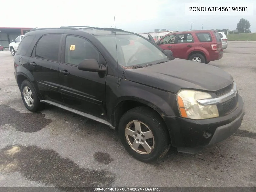 2CNDL63F456196501 2005 Chevrolet Equinox Lt