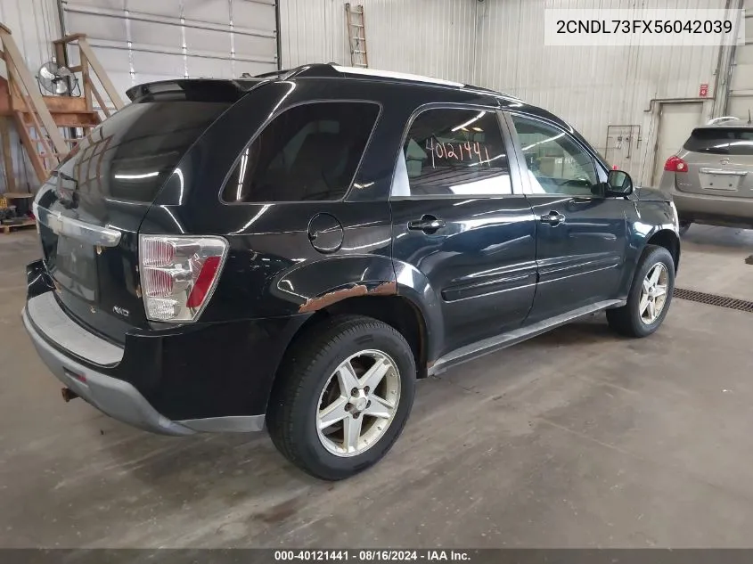 2005 Chevrolet Equinox Lt VIN: 2CNDL73FX56042039 Lot: 40121441