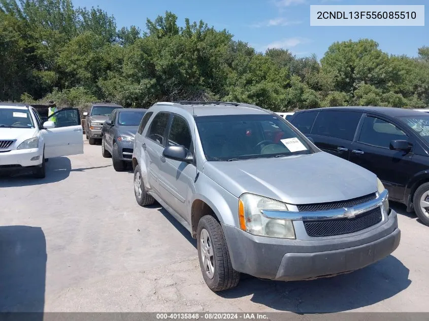 2CNDL13F556085510 2005 Chevrolet Equinox Ls