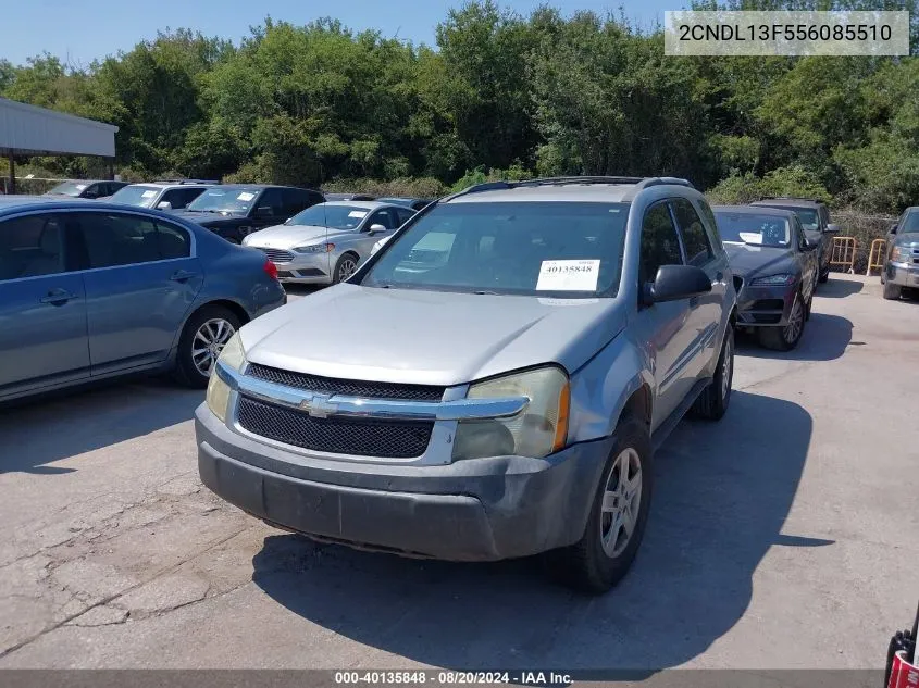 2CNDL13F556085510 2005 Chevrolet Equinox Ls