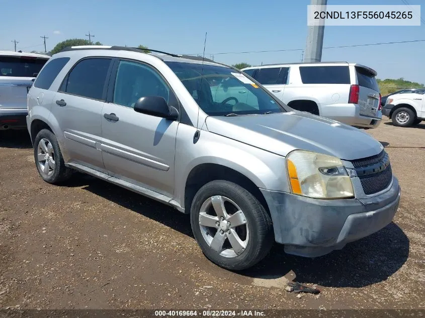 2005 Chevrolet Equinox Ls VIN: 2CNDL13F556045265 Lot: 40169664