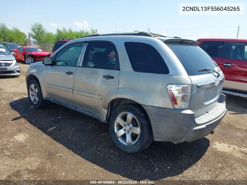 2CNDL13F556045265 2005 Chevrolet Equinox Ls