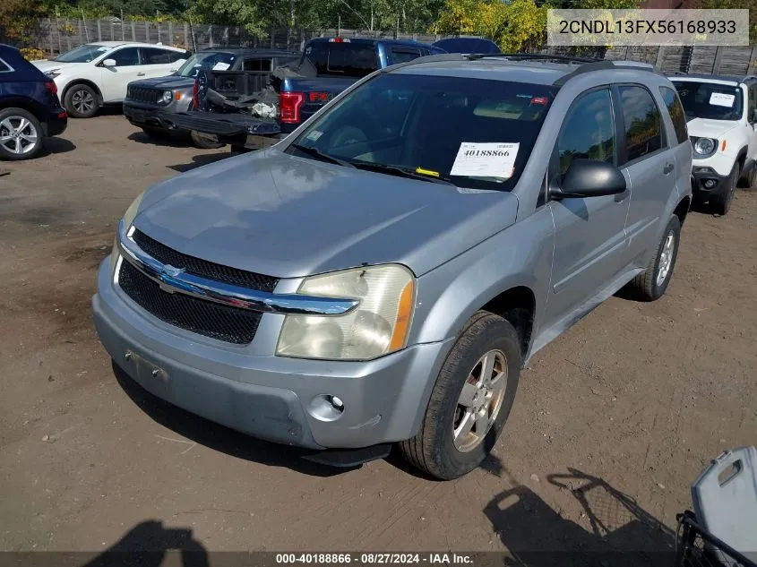 2005 Chevrolet Equinox Ls VIN: 2CNDL13FX56168933 Lot: 40188866