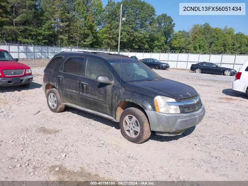 2005 Chevrolet Equinox Ls VIN: 2CNDL13FX56051434 Lot: 40195188