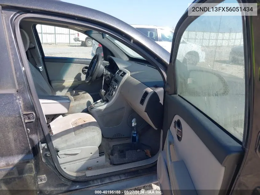 2CNDL13FX56051434 2005 Chevrolet Equinox Ls