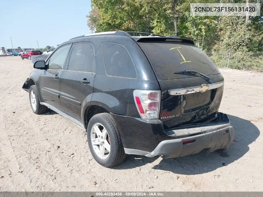 2CNDL73F156131420 2005 Chevrolet Equinox Lt