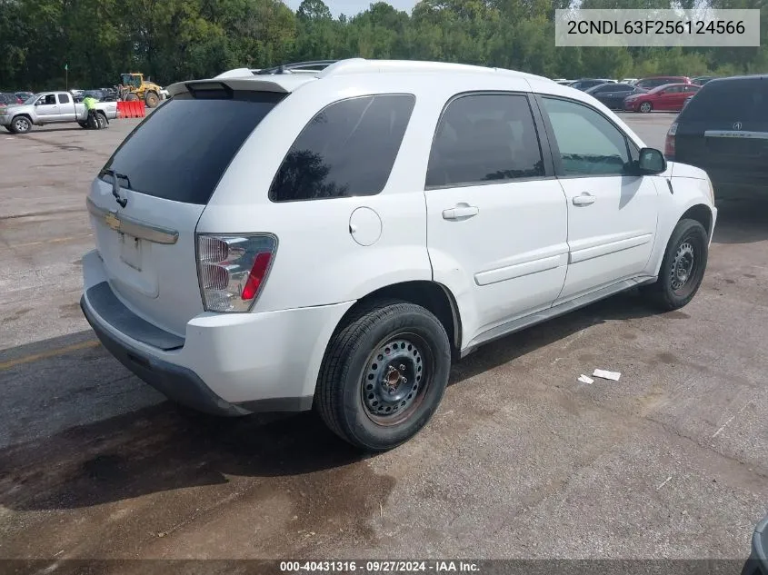 2CNDL63F256124566 2005 Chevrolet Equinox Lt